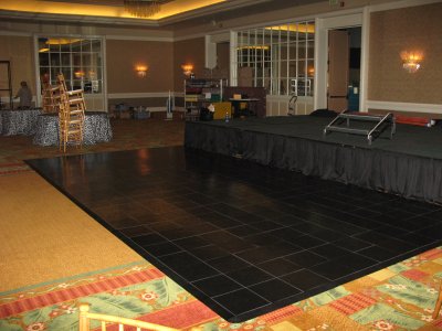 Black Slate Dance Floor at The Four Seasons Resort Wailea, Maui